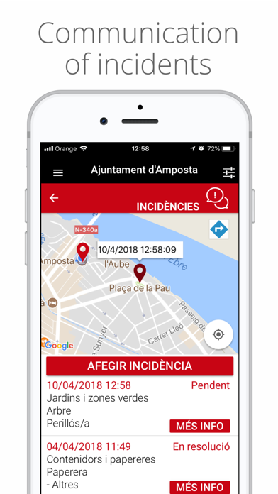 City of Amposta App Screenshot
