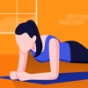 Plank workout icon