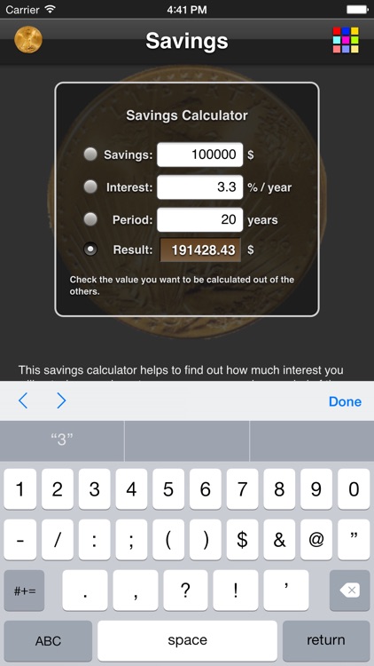 Savings Calculator screenshot-3