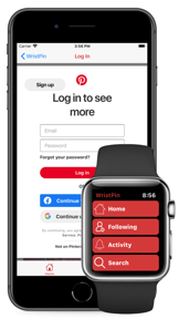 WristPin for Pinterest screenshot