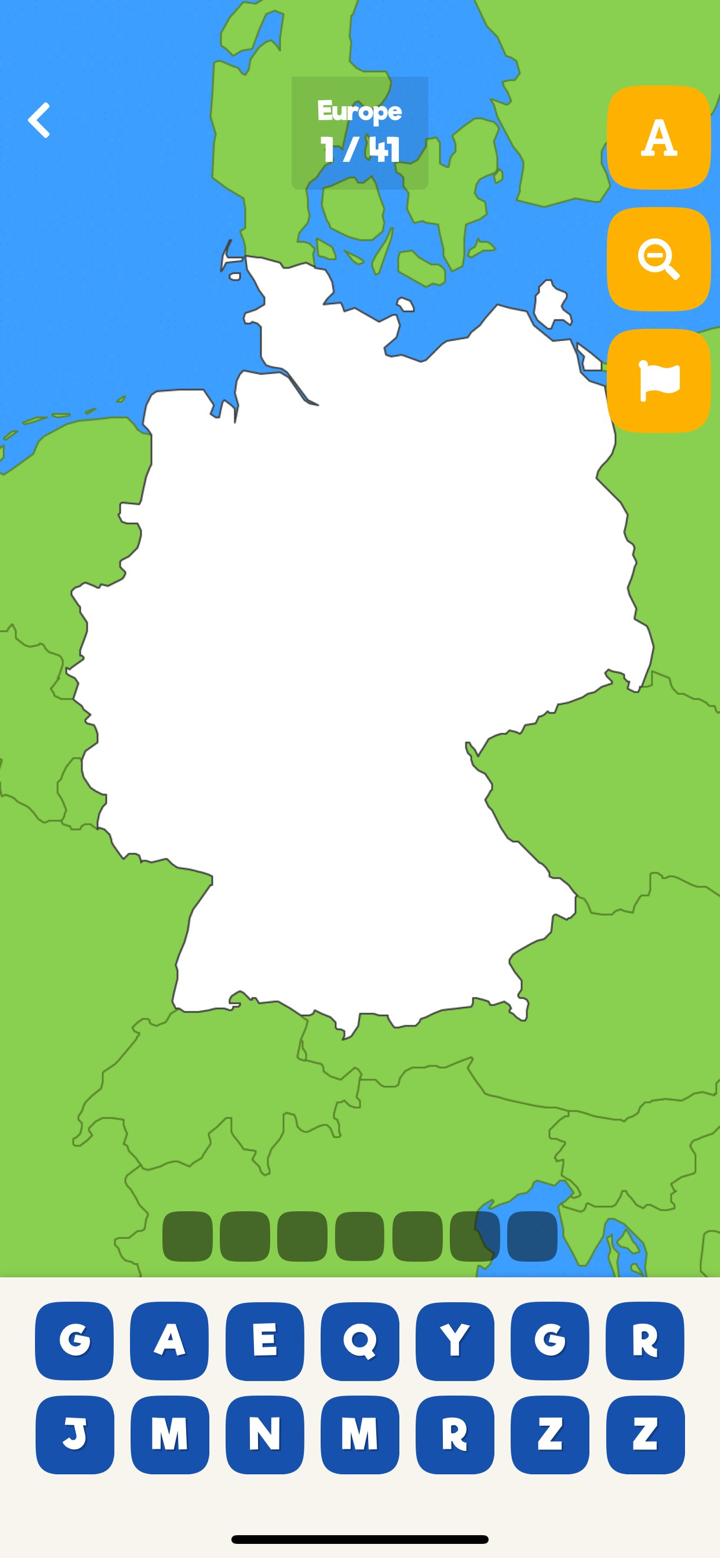 Map Quiz World Tour screenshot 1