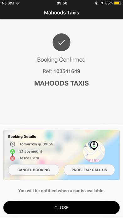 Mahoods Taxis Screenshot