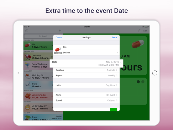 Screenshot #5 for Reminder & Countdown Pro