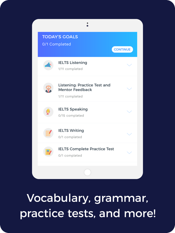 IELTS Prep Master iPad screenshot 3 - Education app