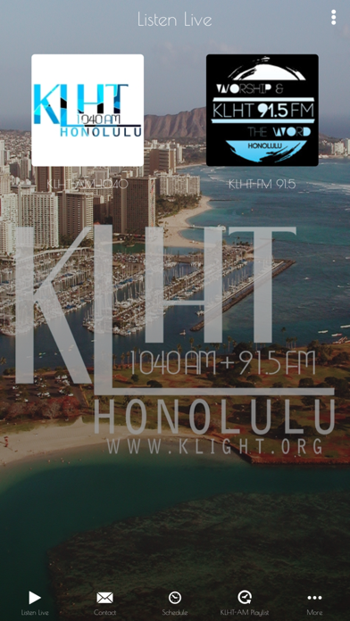 KLHT Honolulu Radio Screenshot
