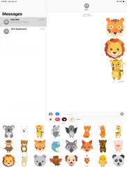 animal kids stickers ipad capturas de pantalla 3