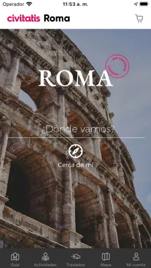 Captura de pantalla de Guía De Roma De Civitatis.com en iPhone 1