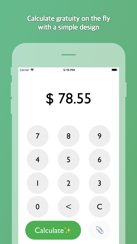 #1. Tiny Tip Calculator (iOS) 由: Yong Gyun Kim