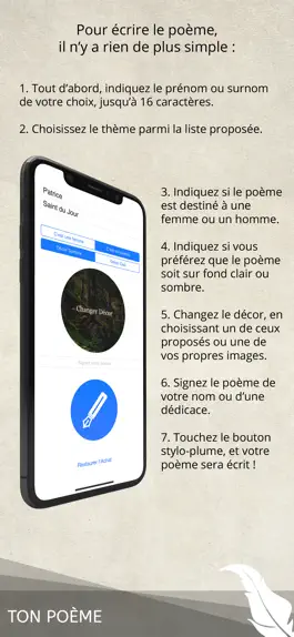 Game screenshot Ton Poème apk