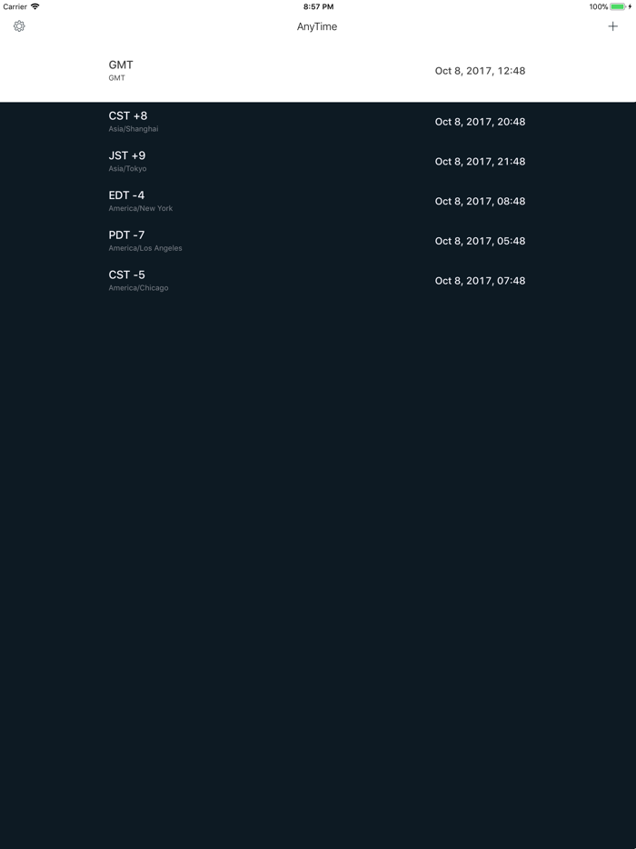 AnyTime - Timezone Calculator