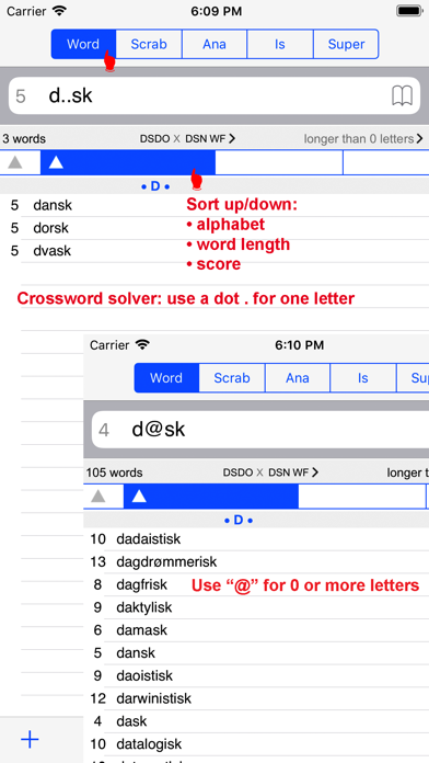 Dansk Words Finder PRO Screenshot