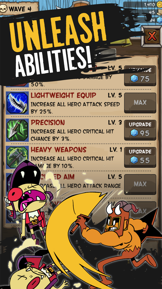 #2. Idle Hero TD (iOS) 由: Swell Games LLC