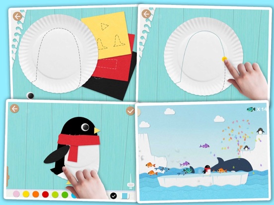 Paper Plate Art Game:Kids Art iPad screenshot 4 - Education app