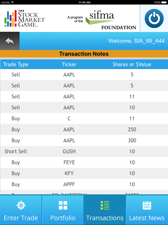 Screenshot #6 pour Stock Market Game