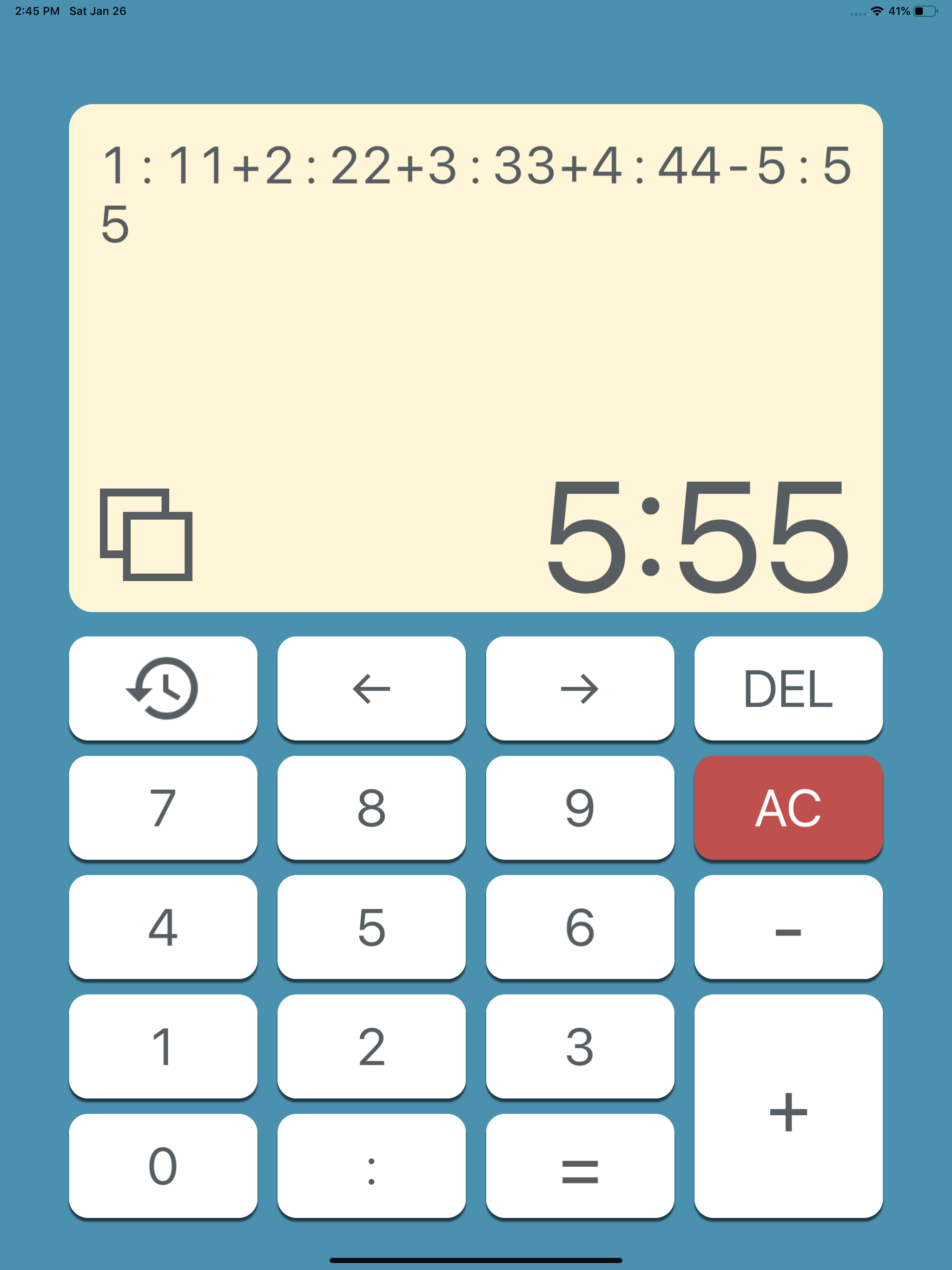 Time Calculation