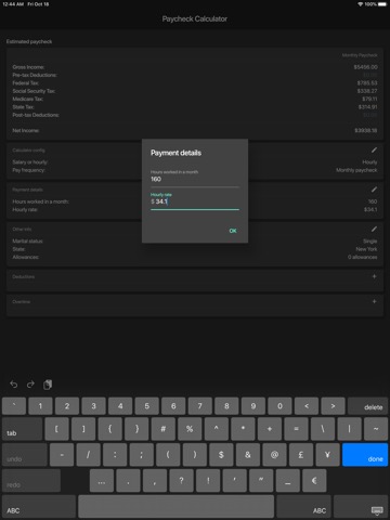 Paycheck Calculator (US)のおすすめ画像3