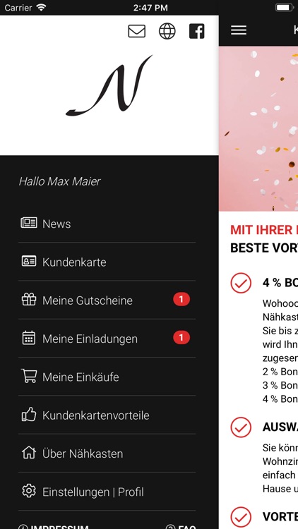 Nähkasten Bonus App