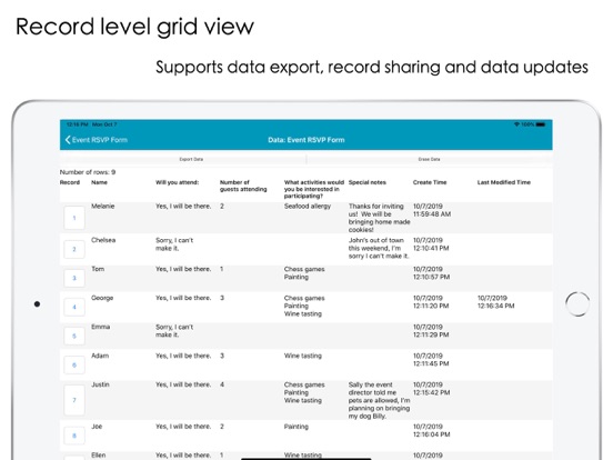 Riley Form Maker iPad screenshot 5 - Business app