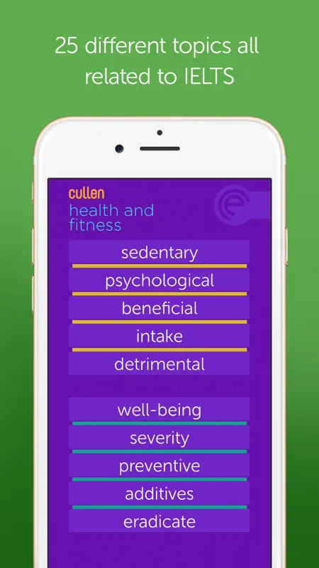 Cullen IELTS 8+ screenshot 3 of 5