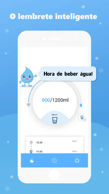 Lembrete de beber agua e alert screenshot 1 of 5