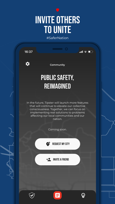 TiPSTER: Public Safety App Screenshot