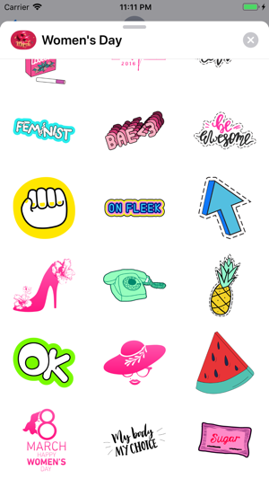 Celebrate Women's Day Stickers(圖4)-速報App