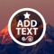 Text App is one of the Fastest App for adding texts and stickers to your photos