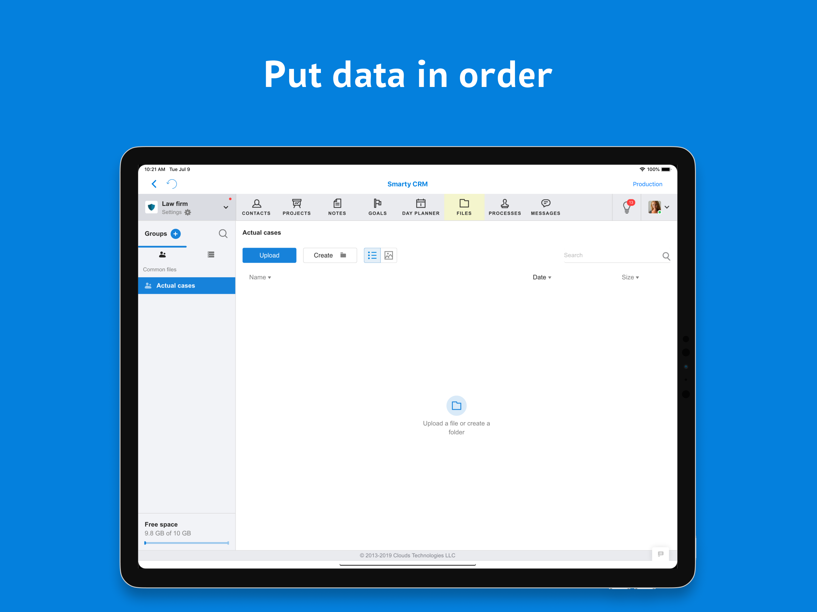SmartyCRM. Task tracker