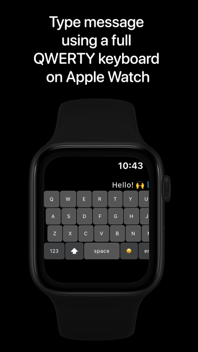 Screenshot #1 pour Slideboard Keyboard for Watch