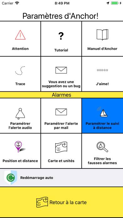 Screenshot #3 pour Anchor! alarme de mouillage