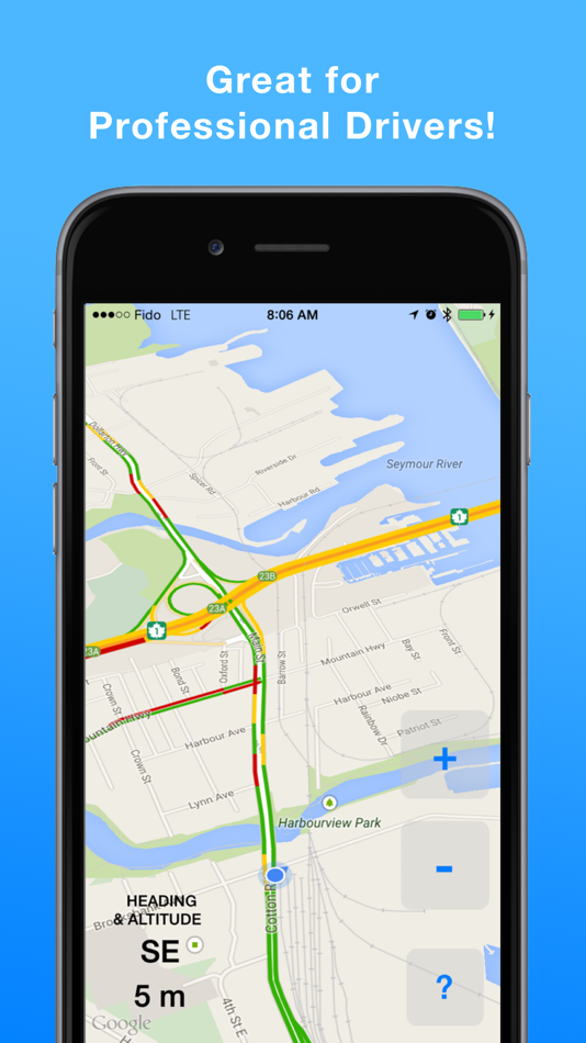 #3. HeadsUp Drive: Traffic App (iOS) 由: Duncan Wilcock