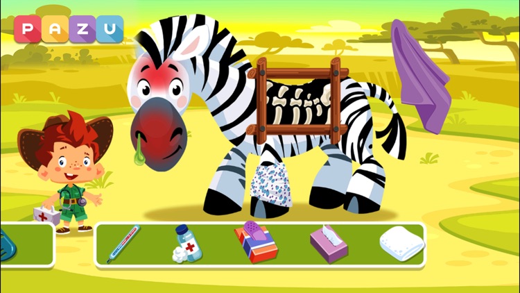 Safari Vet Care games for kids screenshot-3