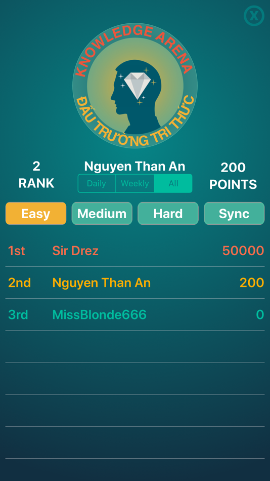 #10. Knowledge Arena (iOS) Podle: Hoa Nguyen Quang