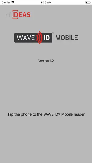 WAVE ID Mobile screenshot 1