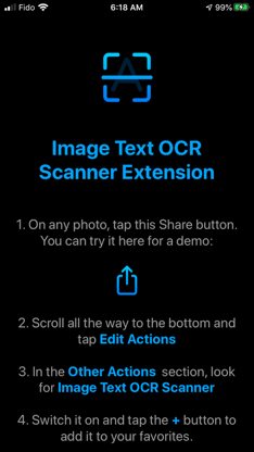 Image Text OCR Photo Scanner screenshot 1