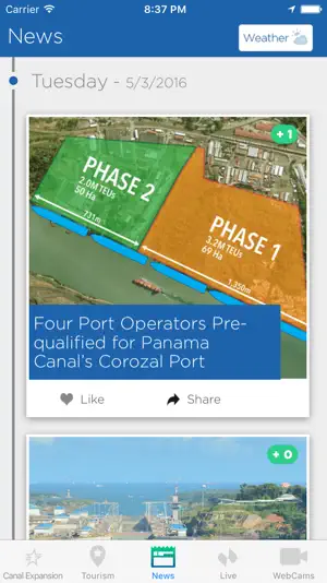 Canal de Panamá screenshot 1