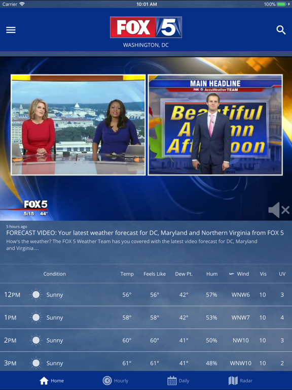 Screenshot #5 pour FOX 5 Washington DC: Weather