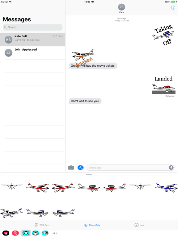Screenshot #5 pour Cessna 182 Sticker App