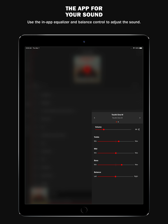 Teufel Raumfeld iPad screenshot 7 - Music app