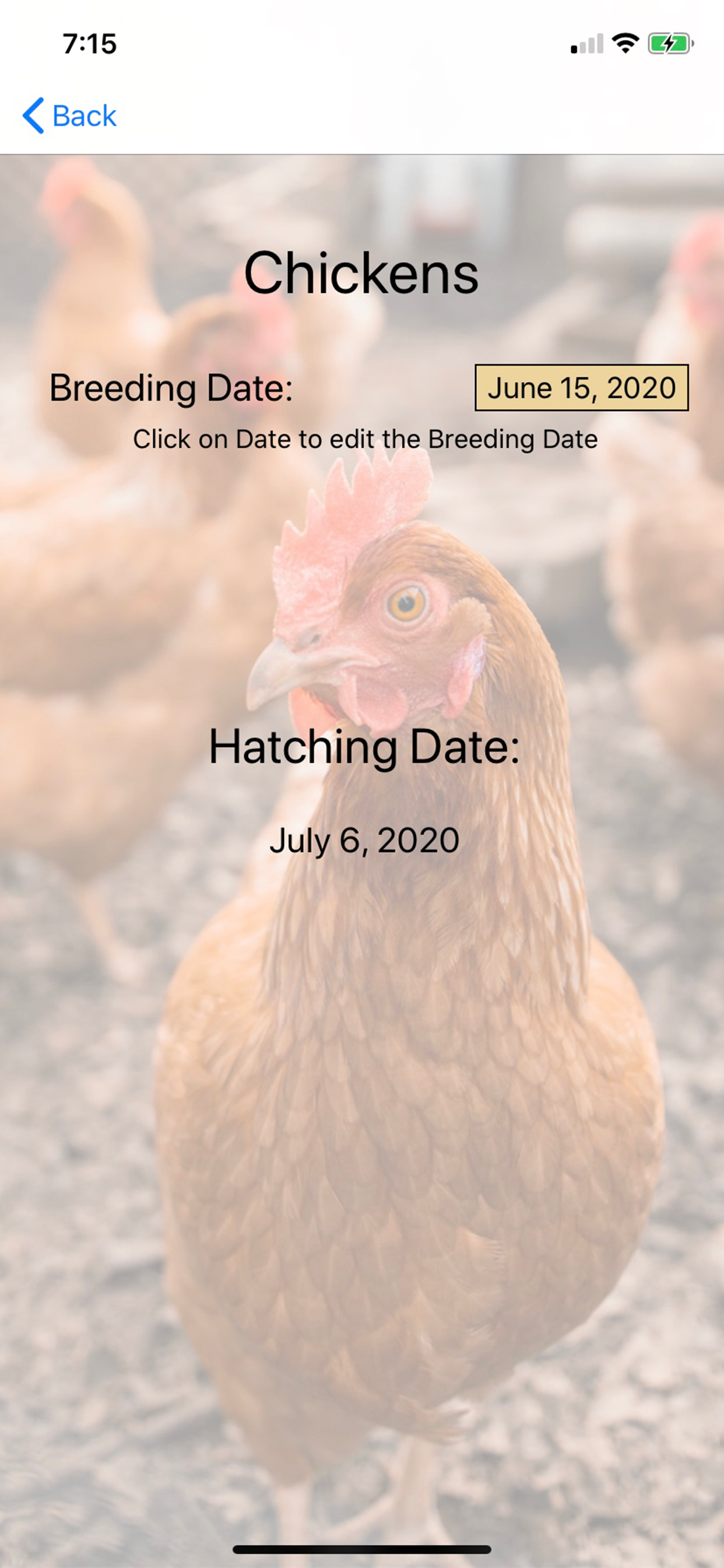 Livestock Gestation Calculator