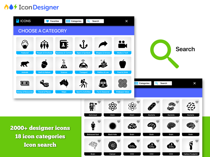 Icon Designer - Visual Teacher
