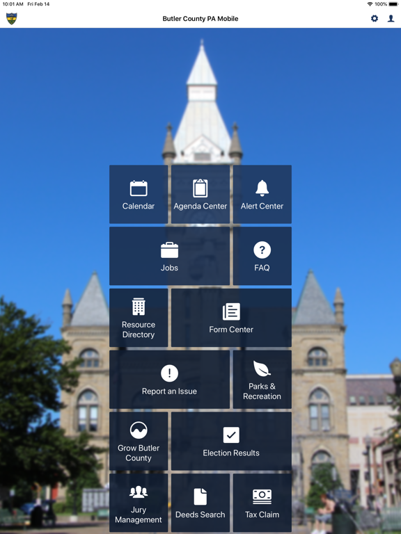 Butler County PA Mobile iPad screenshot 1 - Lifestyle app