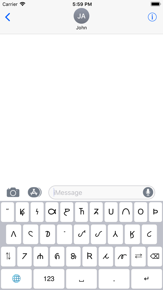 #4. Osage Keyboard (iOS) 由: Christopher P Horsethief