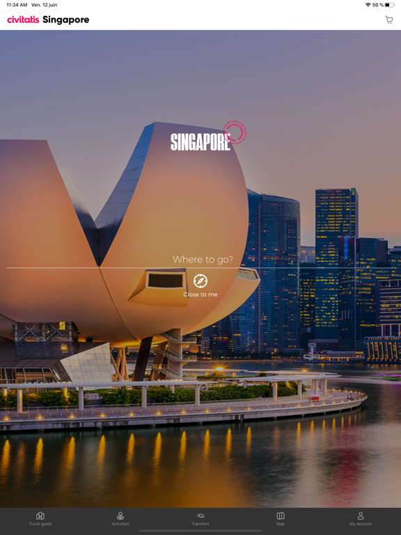 Singapur Guide Civitatis.com iPad screenshot 1 - Travel app