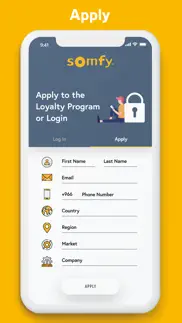 somfy rewards pro iPhone Captures Décran 4