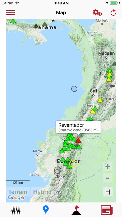 Volcanoes & Earthquakes Screenshot