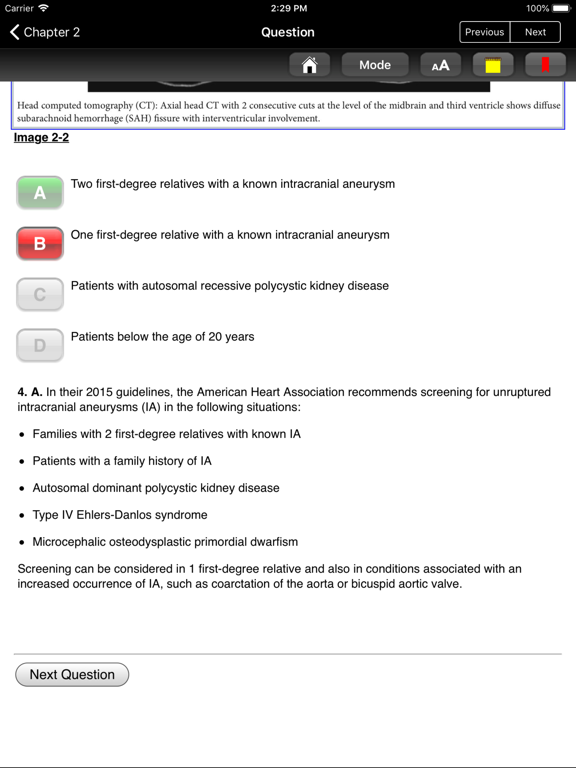 The NeuroICU Board Review iPad screenshot 6 - Medical app