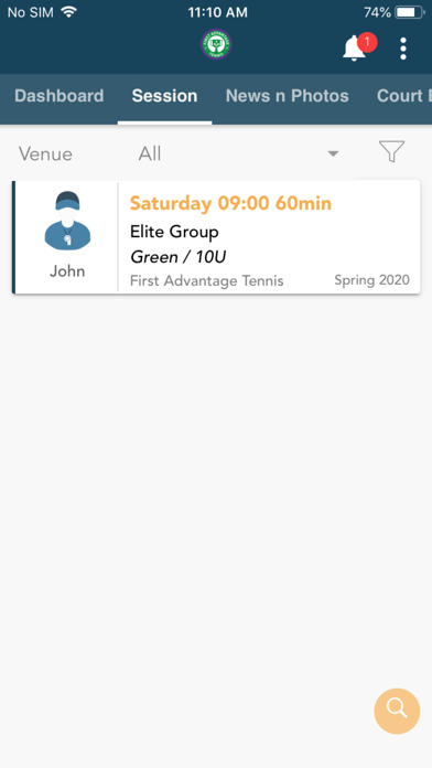 Screenshot #2 pour First Advantage Tennis