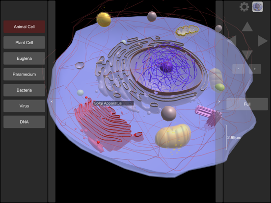 Screenshot #5 pour 3D Virtual Cell