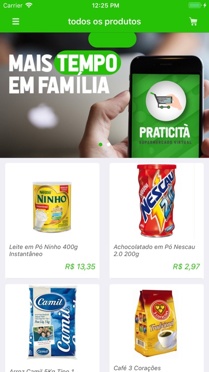 Praticità Supermercado Virtual